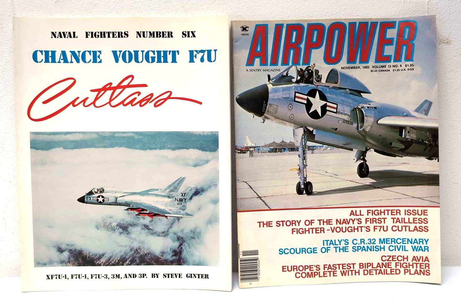 Fujimi 1:72 No. 7AH 10 Vought F7U-3 Cutlass unbuilt kit (1 of 13)