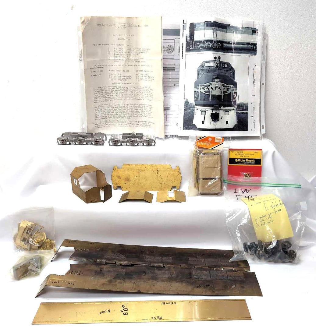 CLW FP-45 Loco Works F-45 brass O Gauge kit unass (1 of 9)