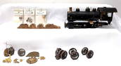 GEM? 0-6-0 brass 2-Rail O scale switcher parts