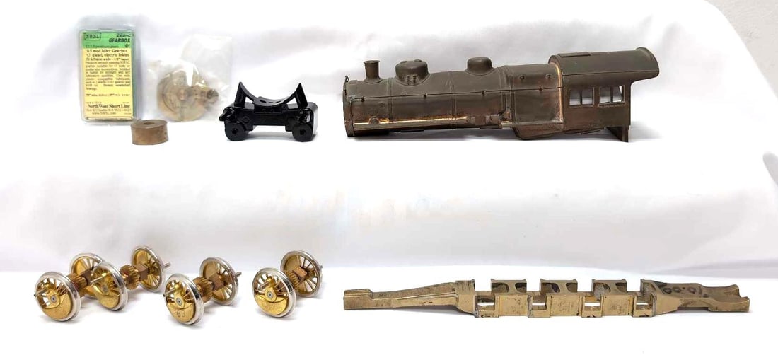 2-Rail brass O Scale H-8 H-10 PRR 0-8-0 unbuilt (1 of 8)