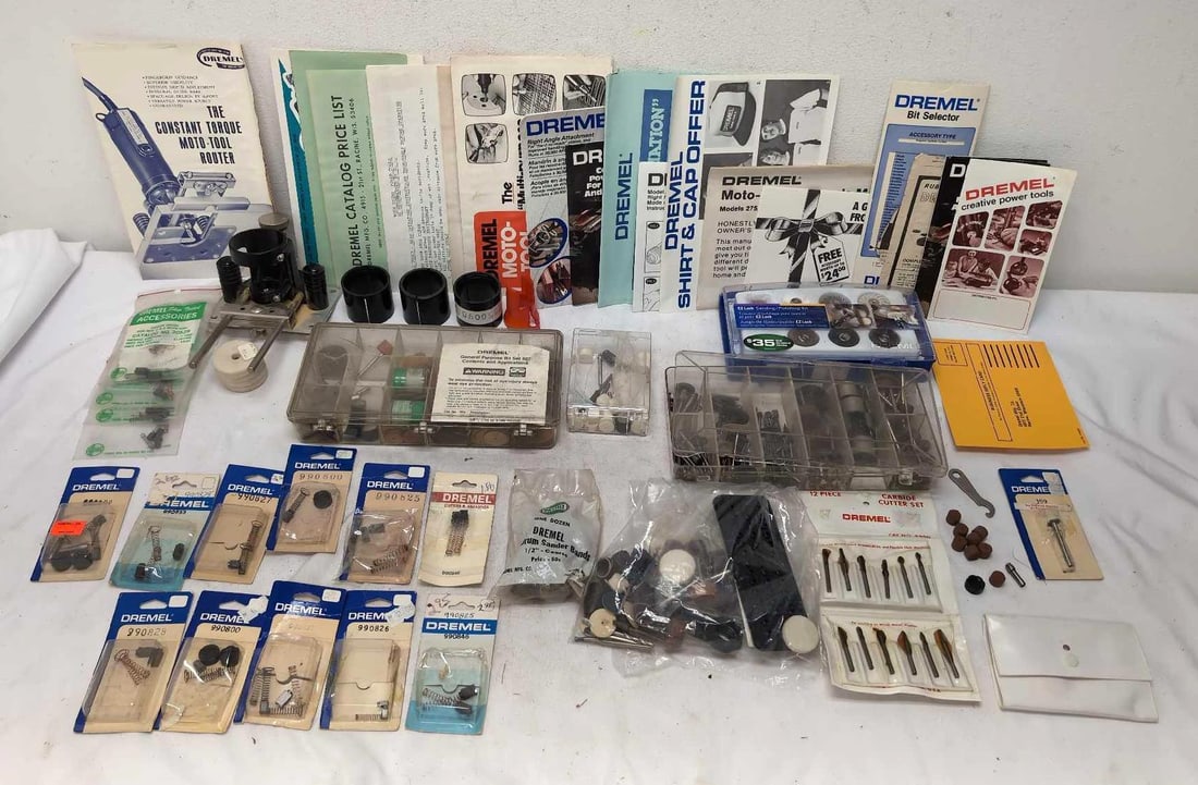 Huge amount of Dremel tips pads routing jig More (1 of 11)