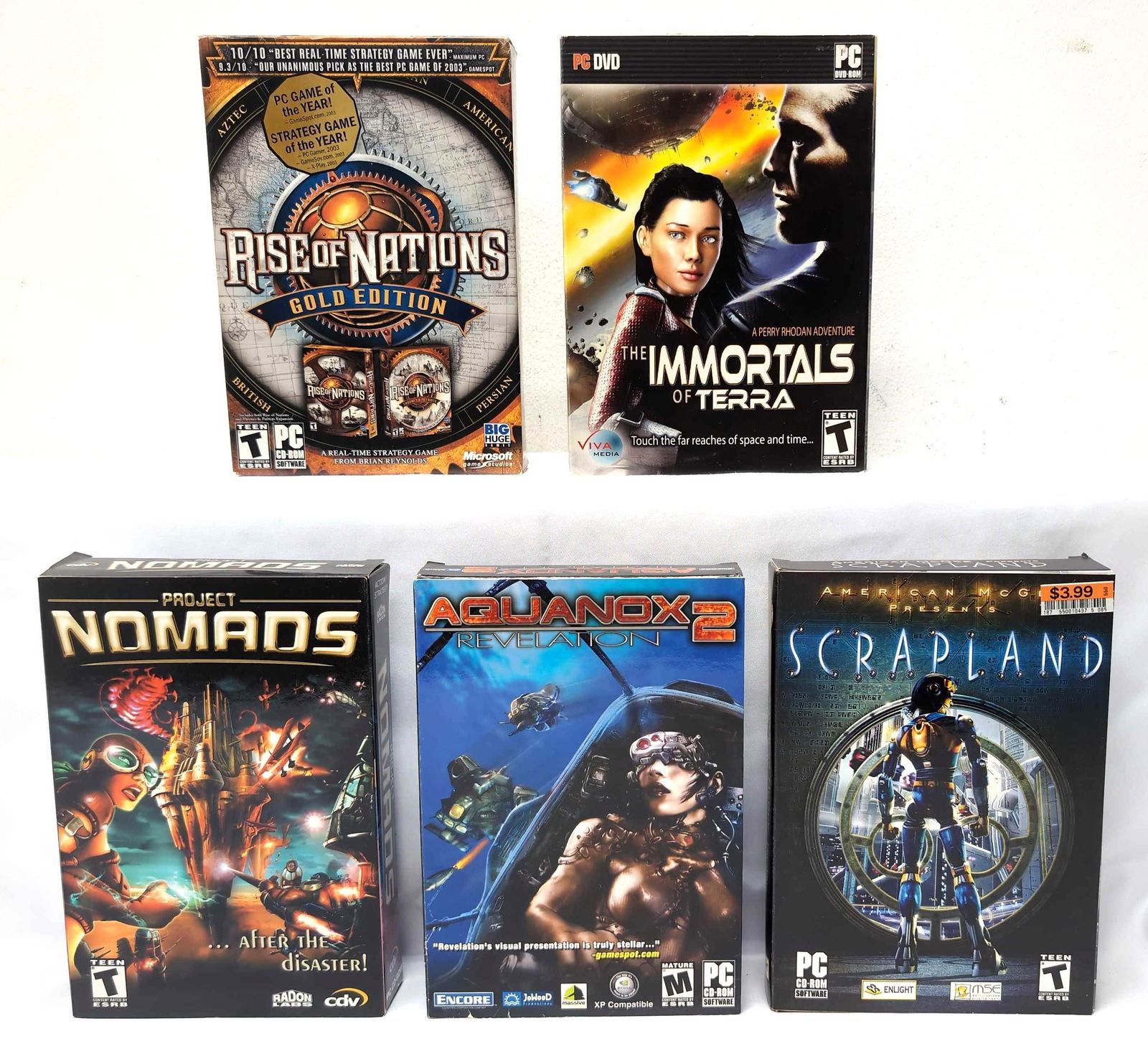 Five PC Games Rise Of The Nations Aquanox 2 Scrapland and More (1 of 14)