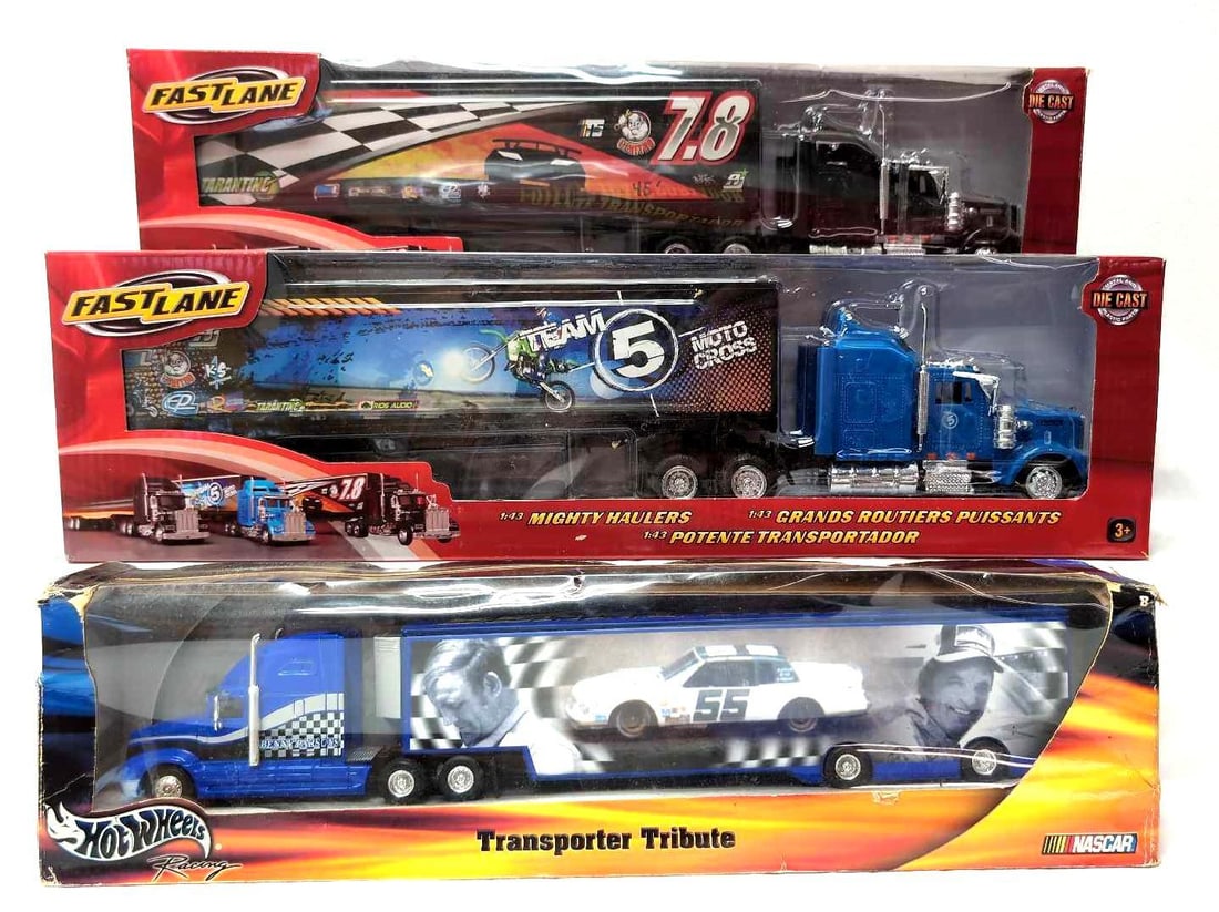 Three Die Cast Sport Haulers 1:43 Scale Fast Lane and Hot Wheels (1 of 7)
