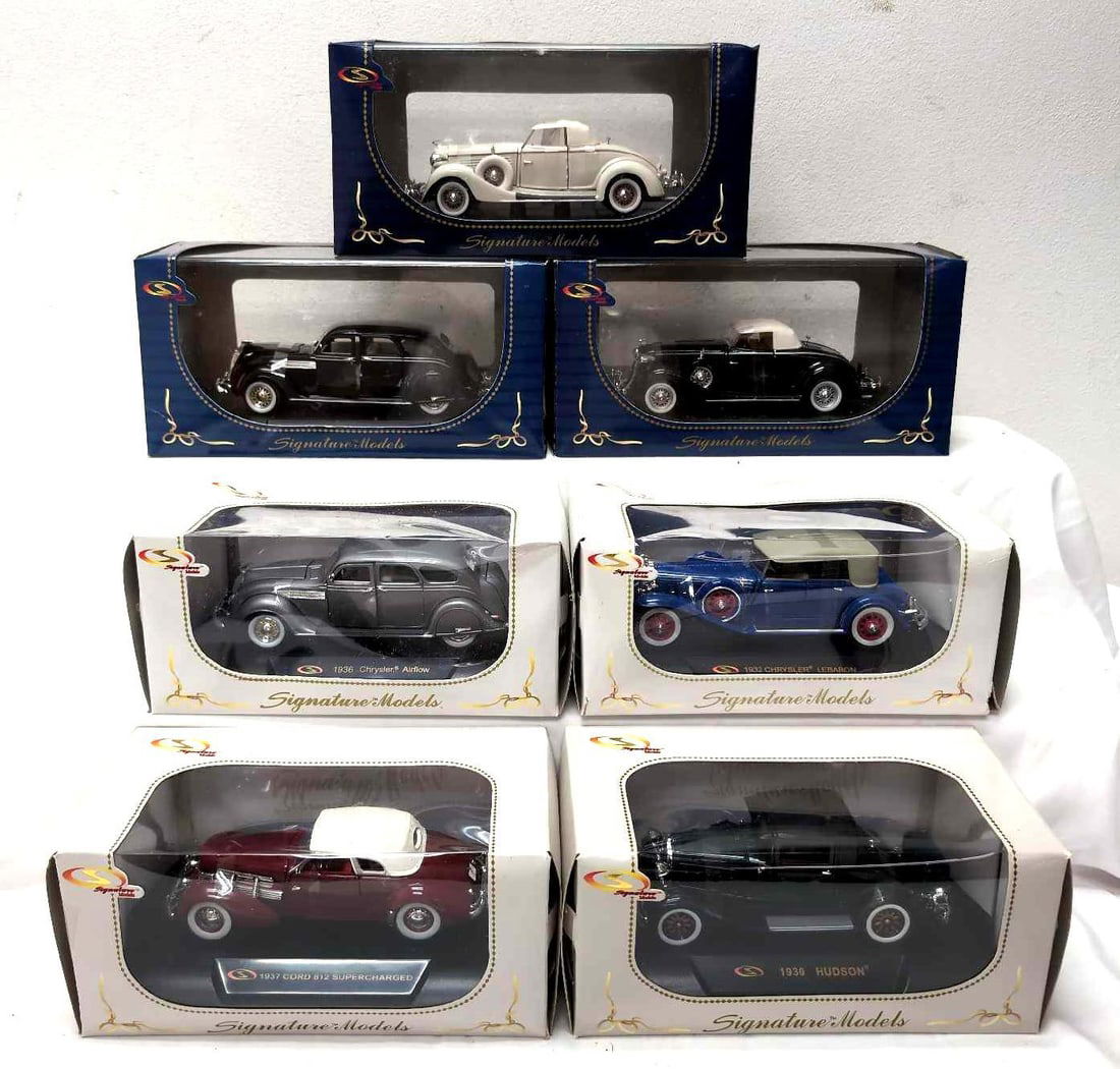Seven Signature Models Die Cast Cars (1 of 15)