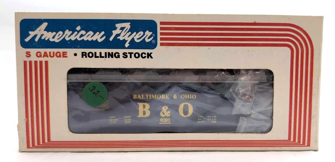Modern American Flyer S Gauge 9201 B&O hopper in box (1 of 10)