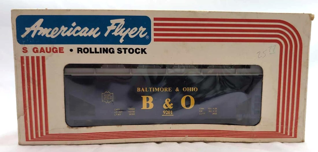 Modern American Flyer S Gauge 9201 B&O hopper in box (1 of 10)