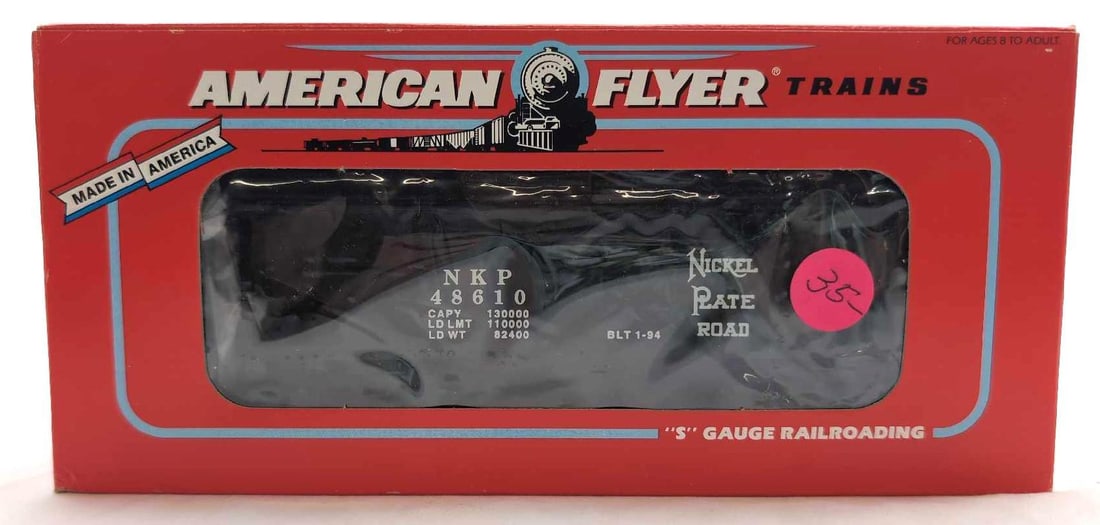Modern American Flyer S Gauge 48610 NPR covered hopper in box (1 of 10)