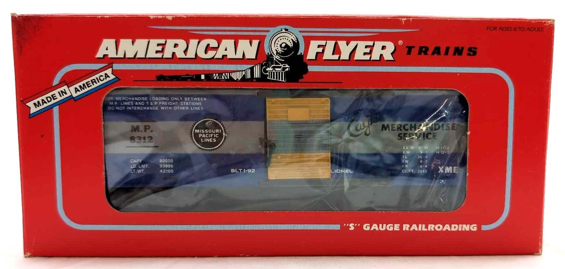 Modern American Flyer S Gauge 48312 Missouri Pacific box car in box (1 of 10)