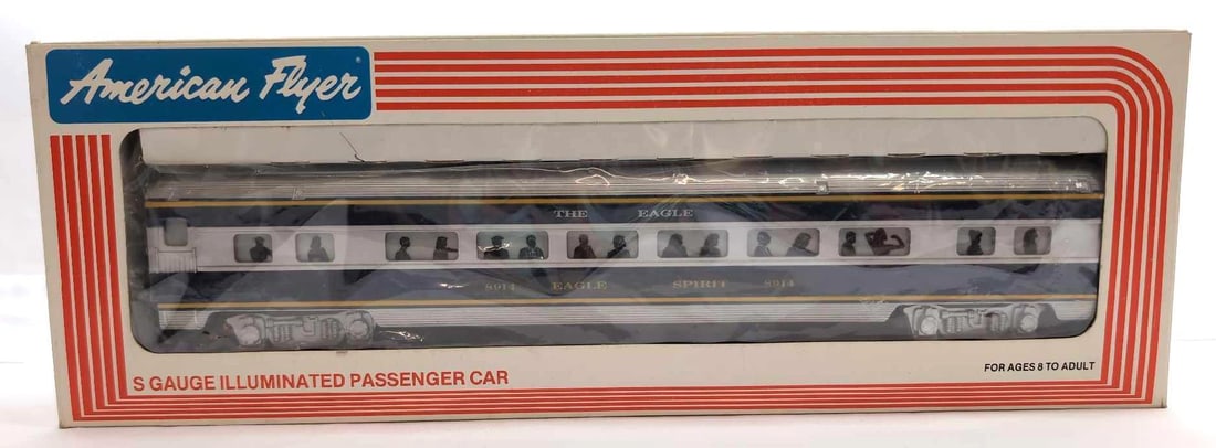 Modern American Flyer S Gauge 48914 MP Eagle Spirit passenger in box (1 of 10)