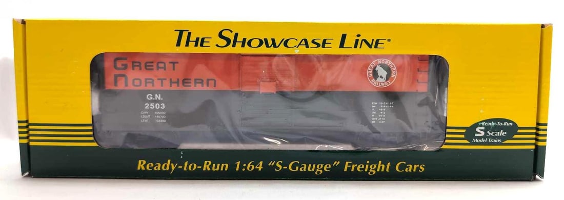 Modern S-Helper S Gauge 02109 Great Northern Box Car 2503 in box (1 of 8)