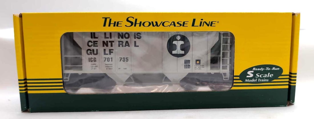 Modern S-Helper S Gauge 01742 Illinois Central Gulf hopper car 701735 in box (1 of 8)