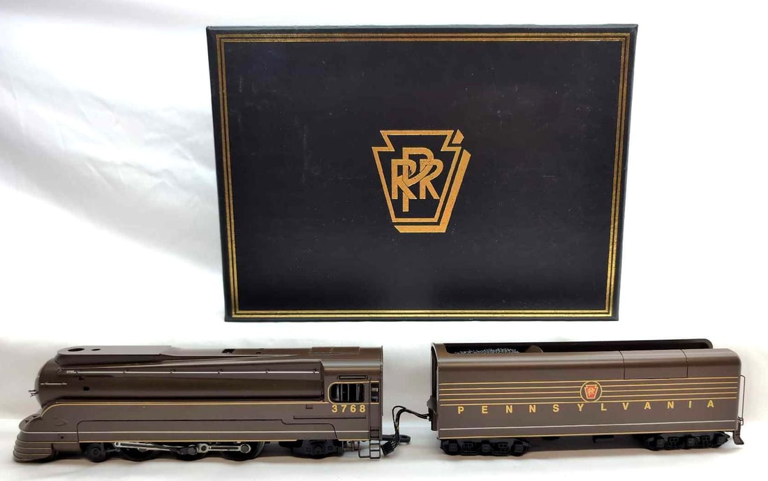 Modern American Models S Gauge 3768 Pennsylvania Loco K4 Bronze in box (1 of 7)