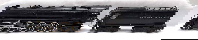 Postwar American Flyer S Gauge 336 UP 4-8-4 steam loco and tender