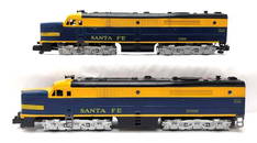 Postwar American Flyer S Gauge 21910 21910-2 SF PA-1 diesel locomotives