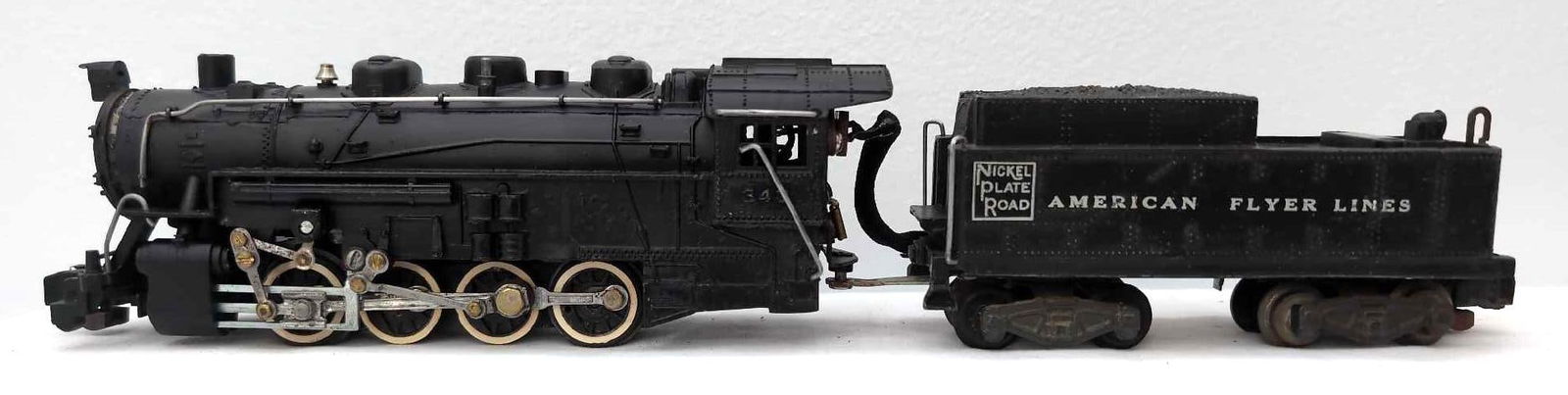 Postwar American Flyer S Gauge 343 0-8-0 NKP steam switcher loco (1 of 7)