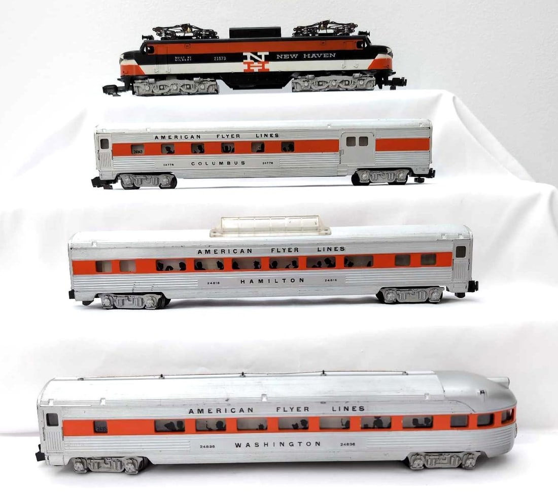 Postwar American Flyer S Gauge 20520 Bankers set 21573 24766 24816 (1 of 9)