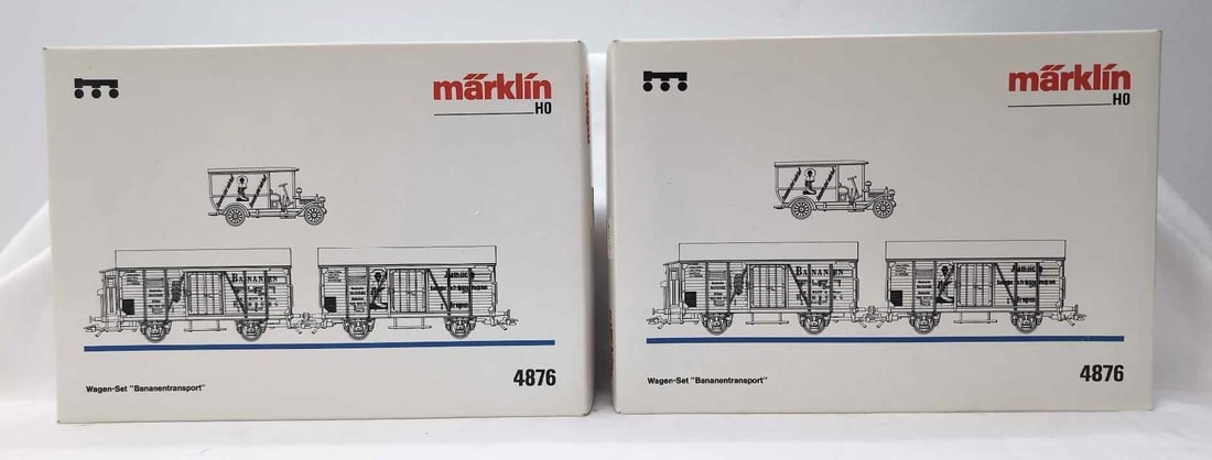 Marklin 4876 Jamacia Bananas sets unrun in boxes (1 of 4)