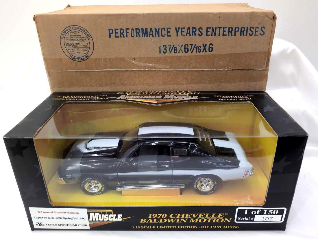 Ertl 1:18 American Muscle Chevelle Baldwin Motion MIB 32070YR (1 of 12)