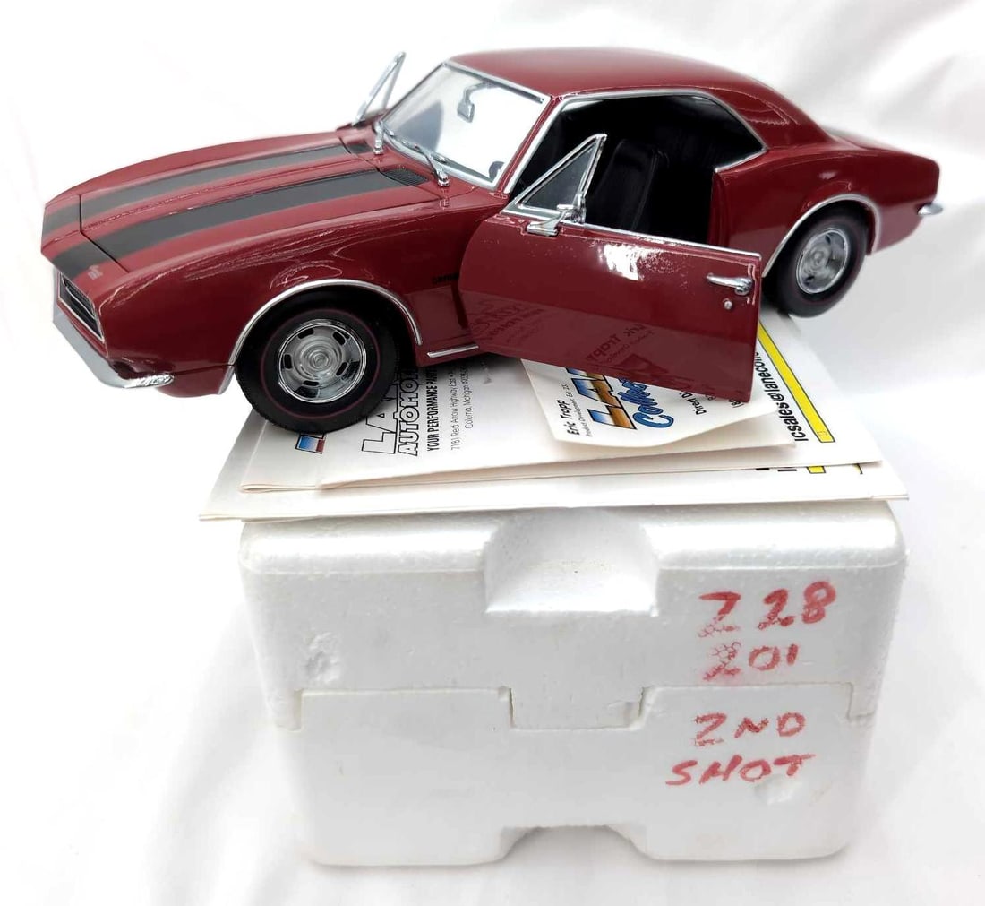 Lane Exact Detail 1:18 1967 Z/28 Prototype w/letter (1 of 13)