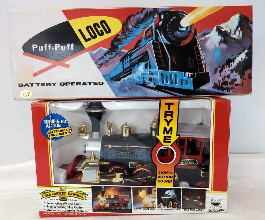 Two Bump N Go Locos Puff Puff and New Bright OB (1 of 11)