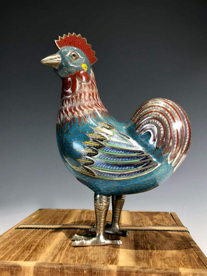 Cloisonne decorations in the period of foreign exchange earning (1 of 8)