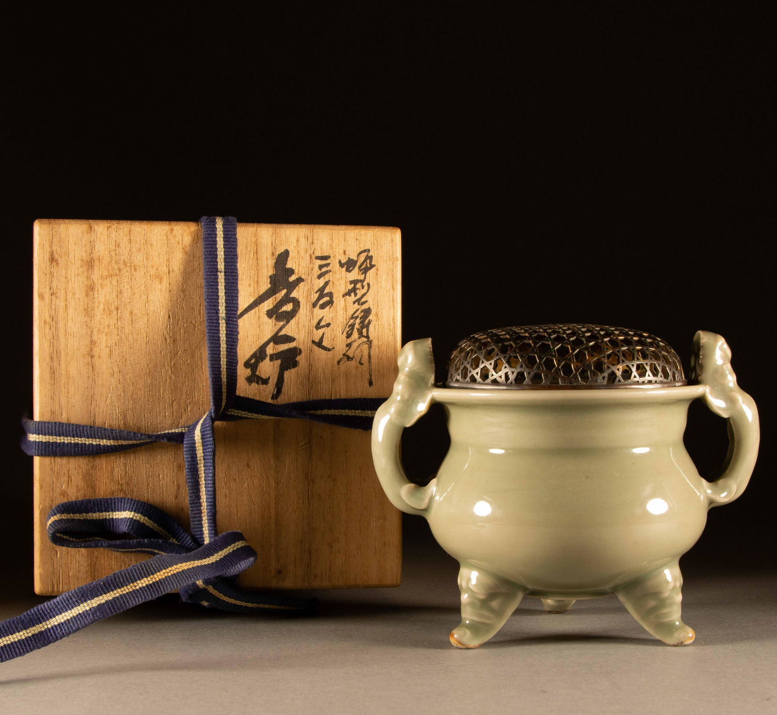 Qing - single - color glaze double - ear smoker (1 of 7)