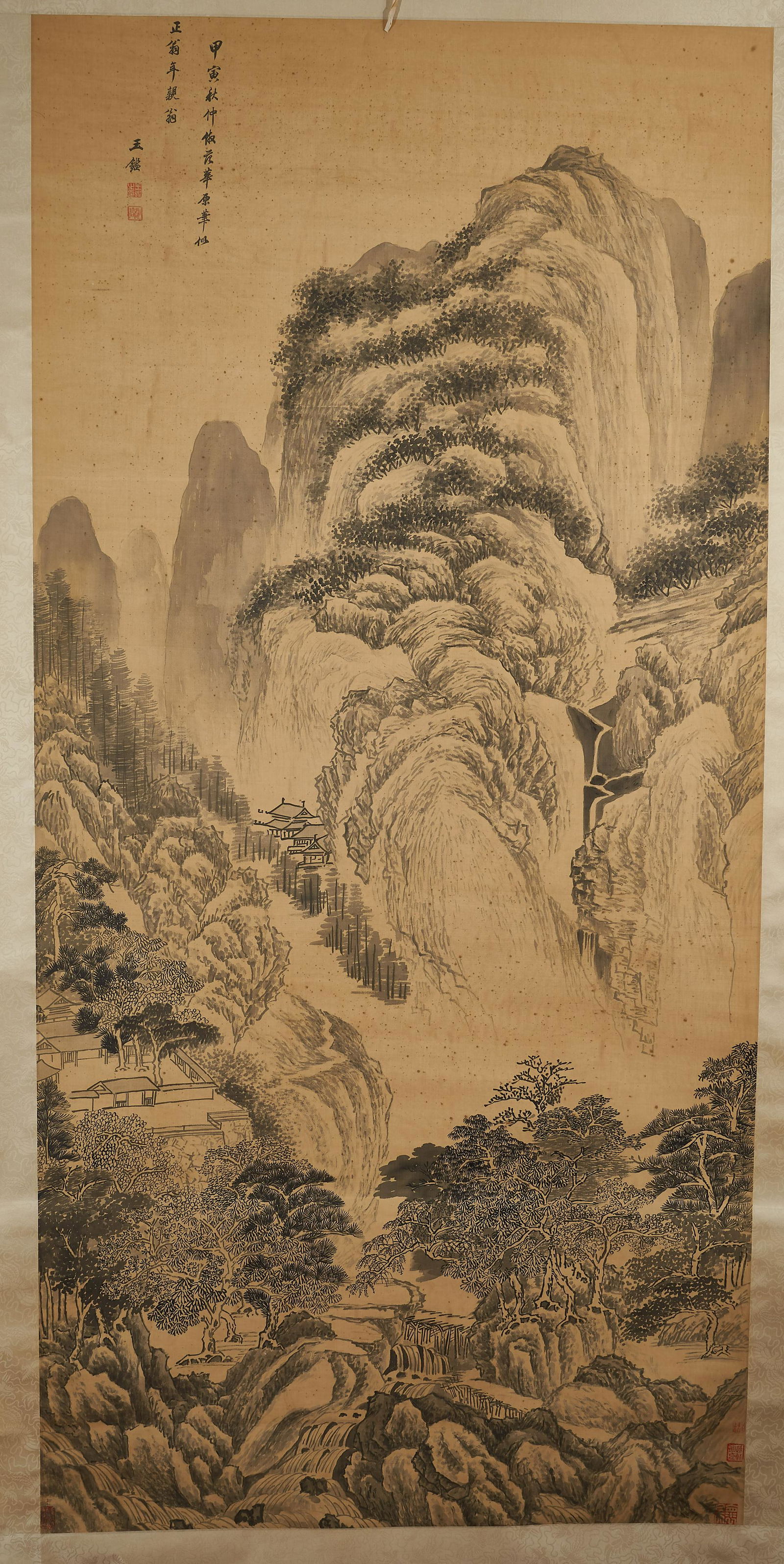 Jian Wang, Ancient Chinese Landscape Painting: Lenght:200cm Width:96cm