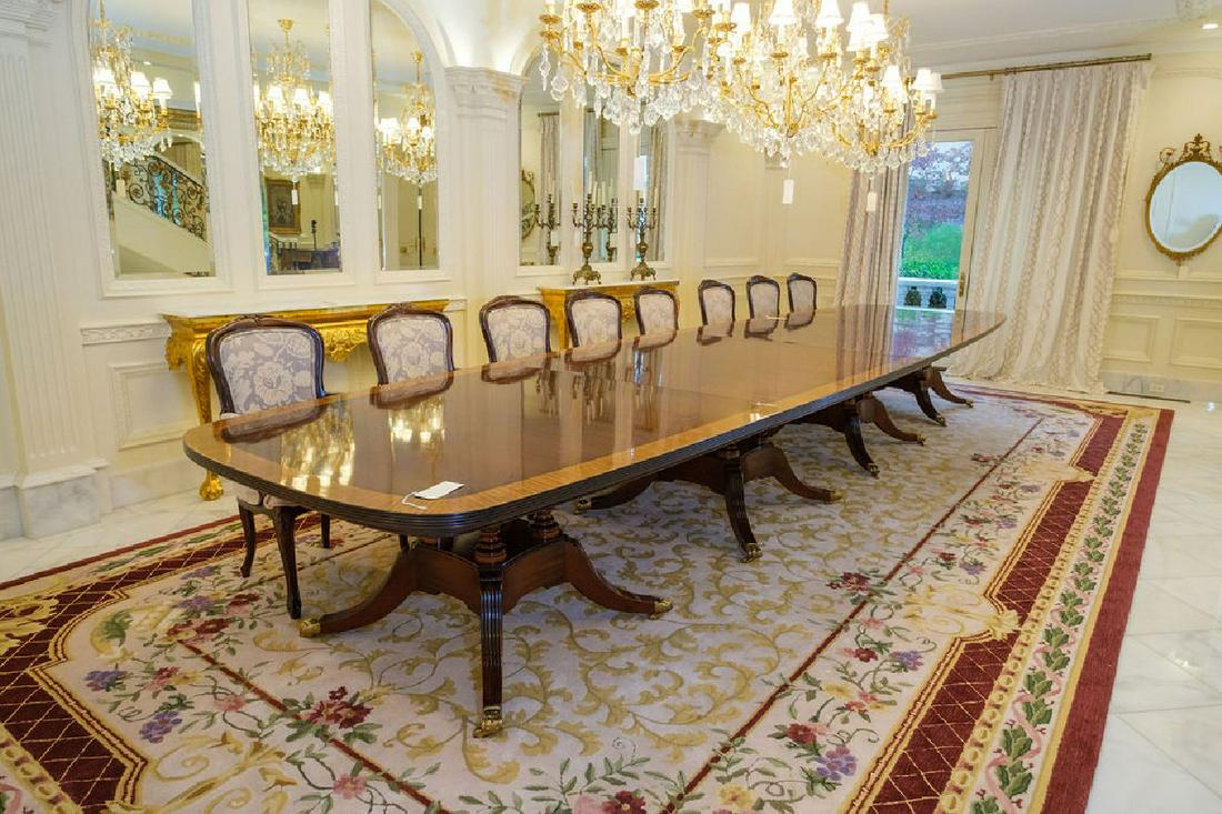 Banquet Table Sheraton Revival 4 pedestal (1 of 10)