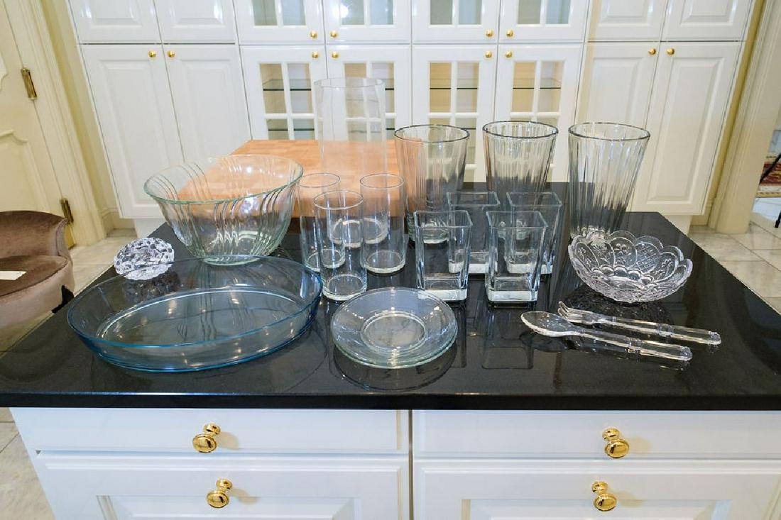 Assorted glass ware and glasses (1 of 3)