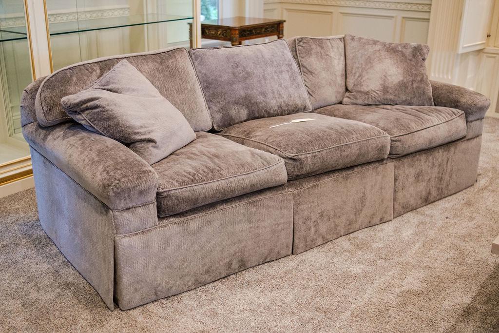 Sofa with spring down cushions (1 of 3)