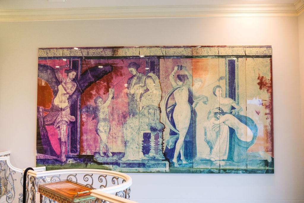 9 Panel Lacquered folding screen (1 of 6)