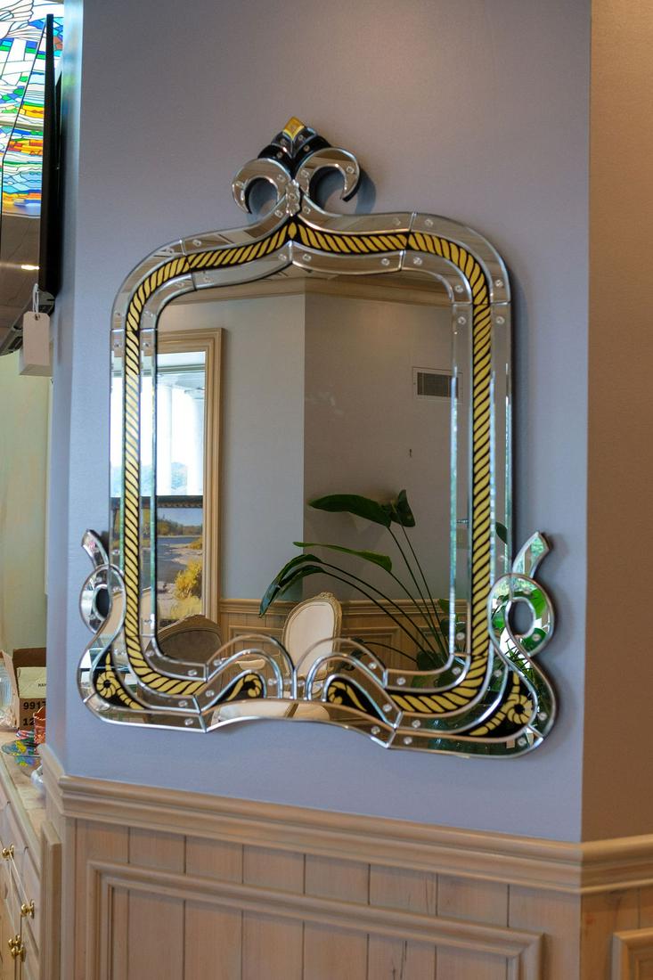 Venetian Mirror with a nautical theme (1 of 2)