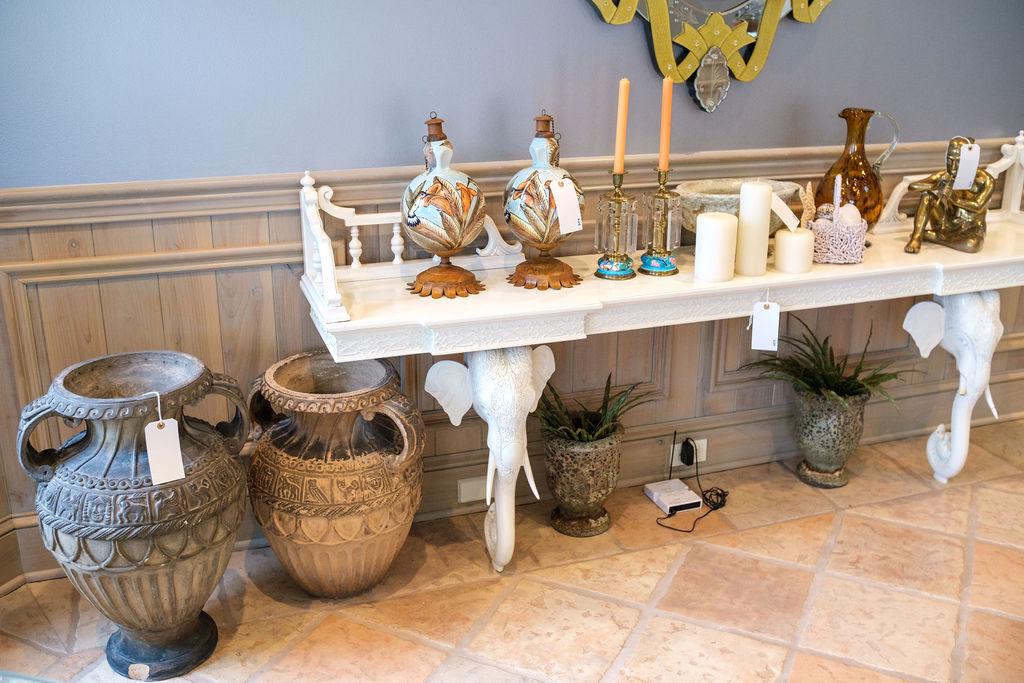 Assorted lot to include -  (2) Mexican urns (1 of 7)