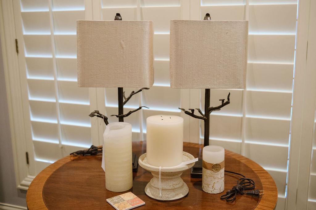 Pair (2) lamps Giacometti style (1 of 2)