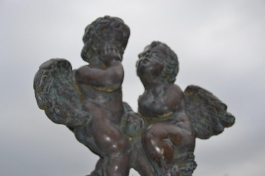 Set (5) cast concrete Cherub Themed Statues (1 of 9)