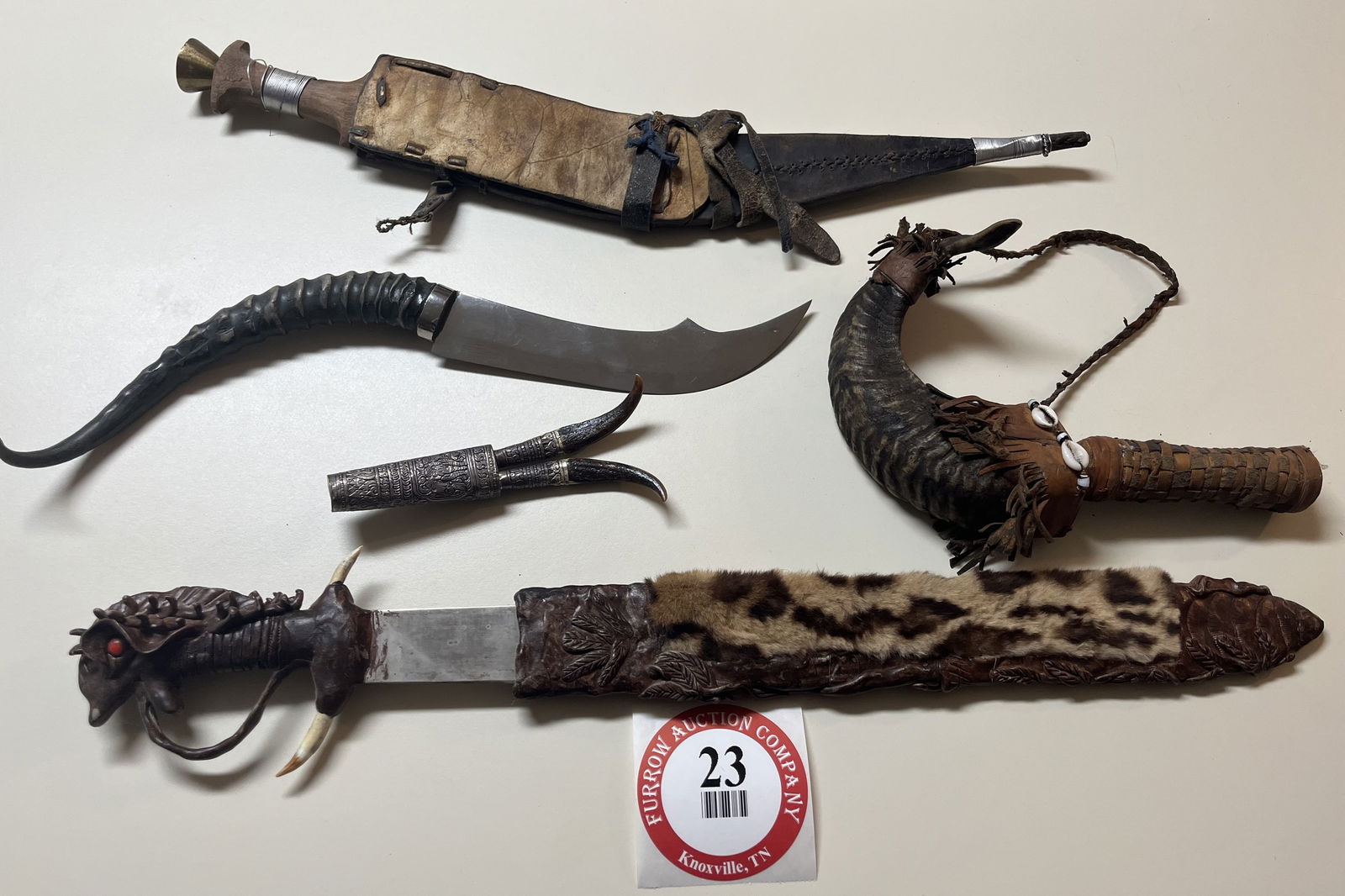(4) Decorative Daggers Purchased from Around the World and Two Knives (1 of 1)