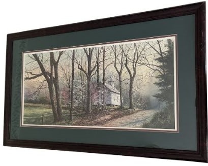 Framed Under Glass Robert A. Tino Print, Signed & Numbered, #291 of 950, Psalm of Spring (1 of 2)