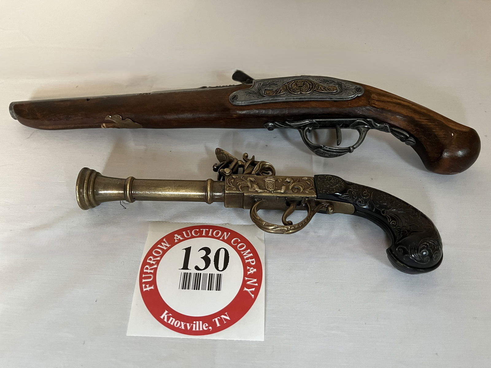 (2) Decorative Flintlock Pistols for Wall Hanging (1 of 1)