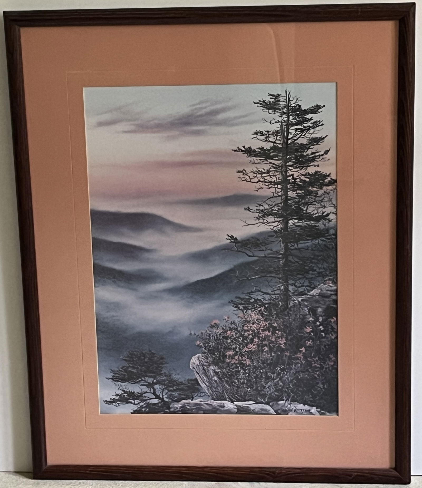 Framed Under Glass Robert A. Tino Print, Signed & Numbered, #712 of 950, "Summer Splendor" (1 of 2)