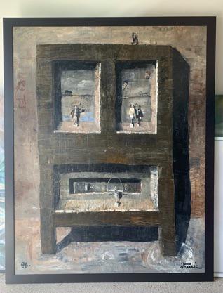 Ignacio Iturria, "Untitled": Ignacio Iturria Untitled, 1996 Acrylic on canvas 73 3/4 x 57 1/2 in Provenance Latin American Art Modern & Contemporary 29 May 2014 Sotheby's New York, NY Signed and dated 96