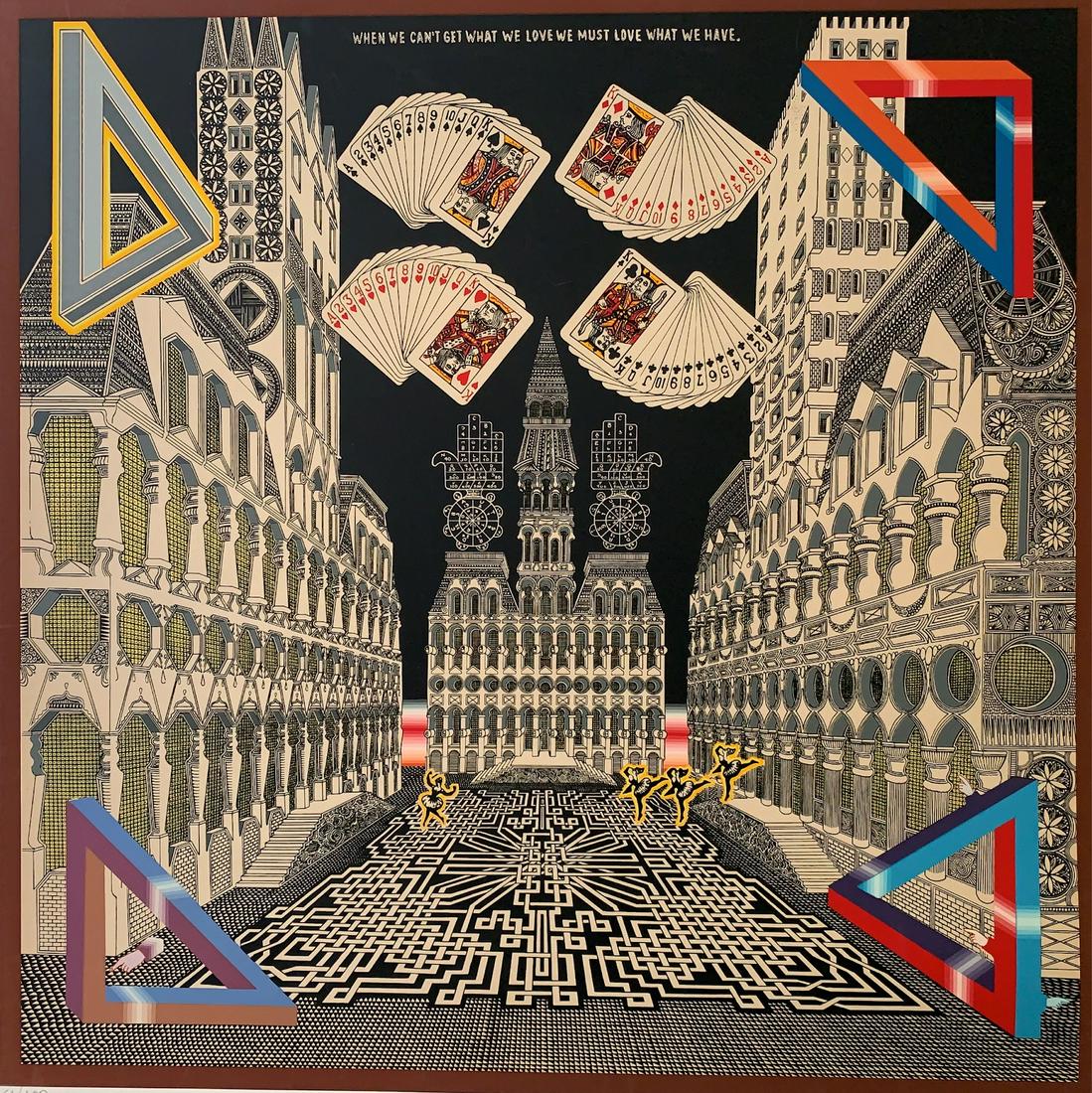 Pedro Friedeberg, "When We Can't Get What We Love..." (1 of 4)