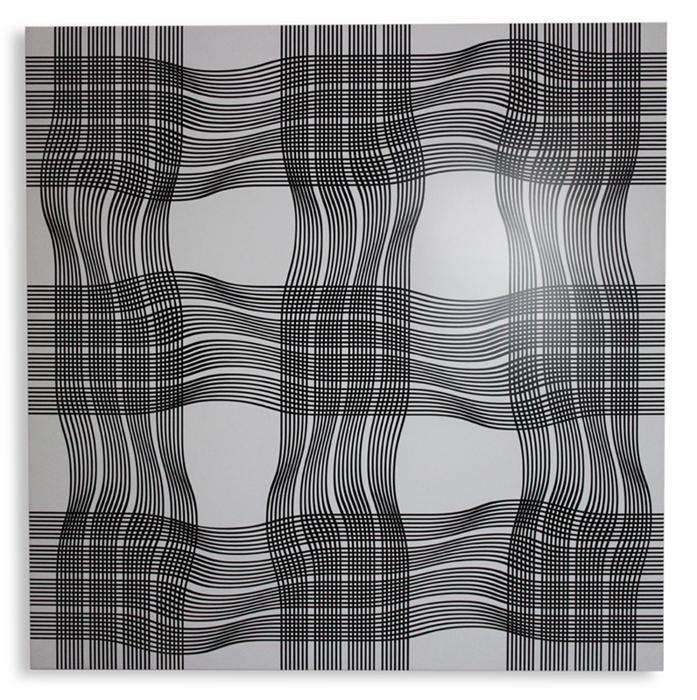 Rodrigo Machado Iturbe (Venezuela)  Opticinetico USA 16-004, 2016, 3 1/4 x 43 1/4 x 2 in. (1 of 3)