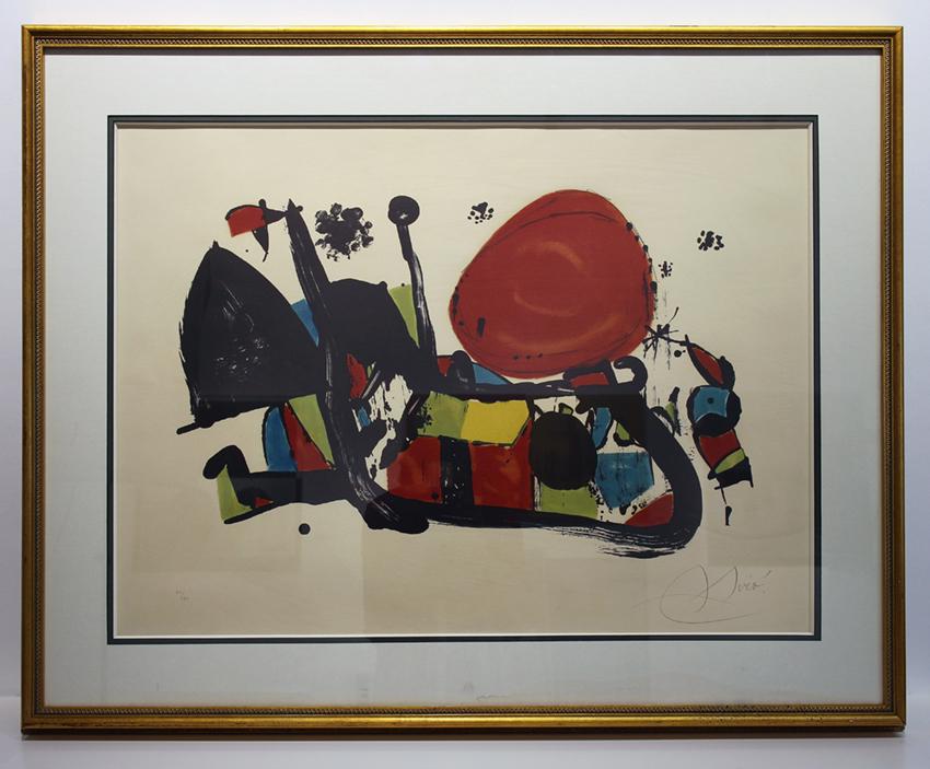 Joan Miro (Spain, 1893-1983) Untitled/Sin Titulo, c. 1960s, 26 3/4 x 35 in. Limited edition of 60 (1 of 7)