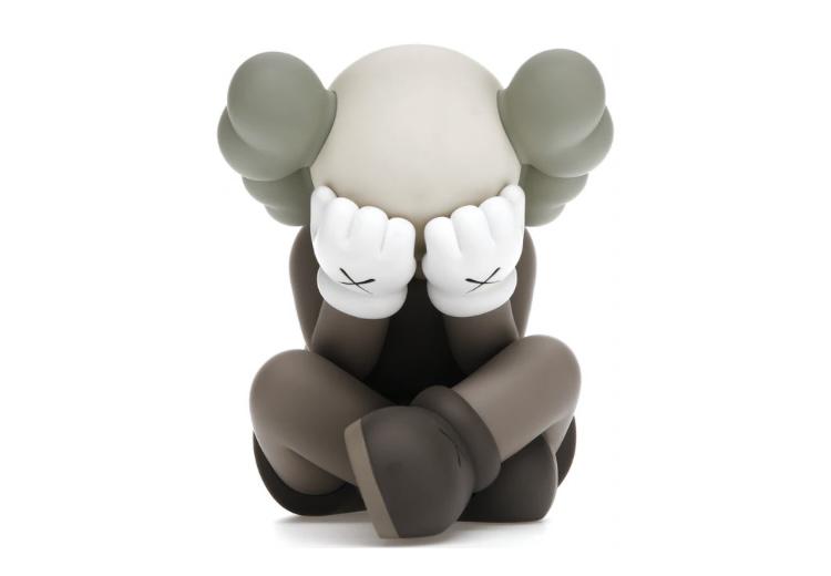 KAWS (American, b.1974) Separated (Grey). 7 x 6.5 x 8 in./ 17.8 x 16.5 x 20.3 cm (1 of 3)