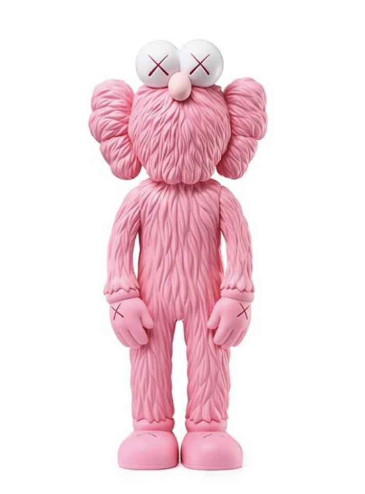 KAWS (American, b.1974) BFF (Pink), Vinyl, 13.5 x 5 x 3.5 in./ 34.3 x 12.7 x 8.9 cm (1 of 2)