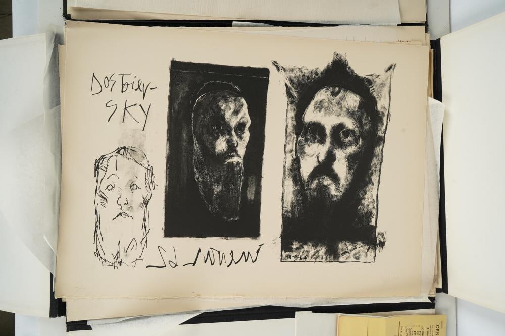 Jose Luis Cuevas (Mexican, 1934-2017), Recollections of Childhood- Book. Los Angeles 1962 (1 of 18)