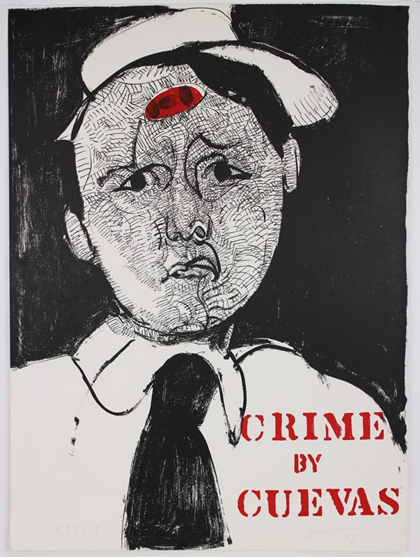 Jose Luis Cuevas (Mexican, 1934-2017), Crimes By Cuevas. Lithograph 1968 (1 of 4)