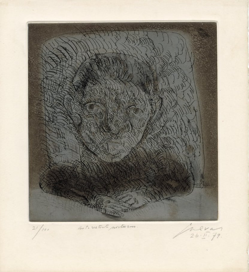 Jose Luis Cuevas/(Mexican, 1934-2017). Revelando a Cuevas, 1979. Etching and Photo. (1 of 6)