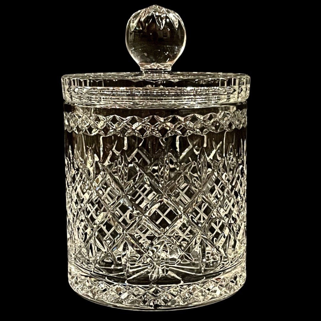 Oxford Crystal Biscuit Jar (1 of 4)