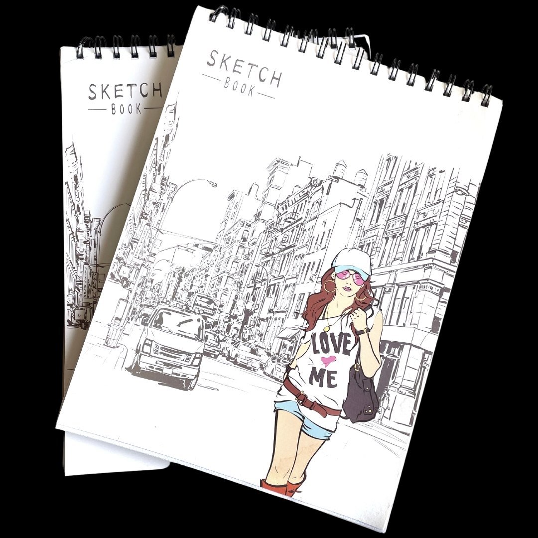 Spiral Bound Sketch Books (2): New Spiral Bound Sketch books.